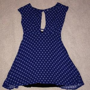 Blue Free People sun dress